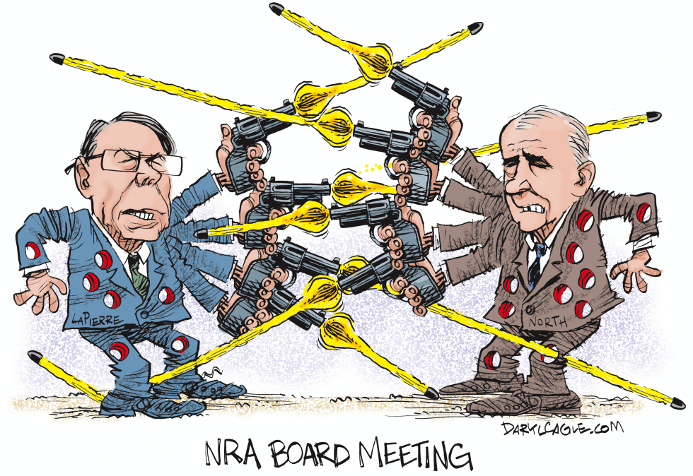  NRA BOARD MEETING by Daryl Cagle