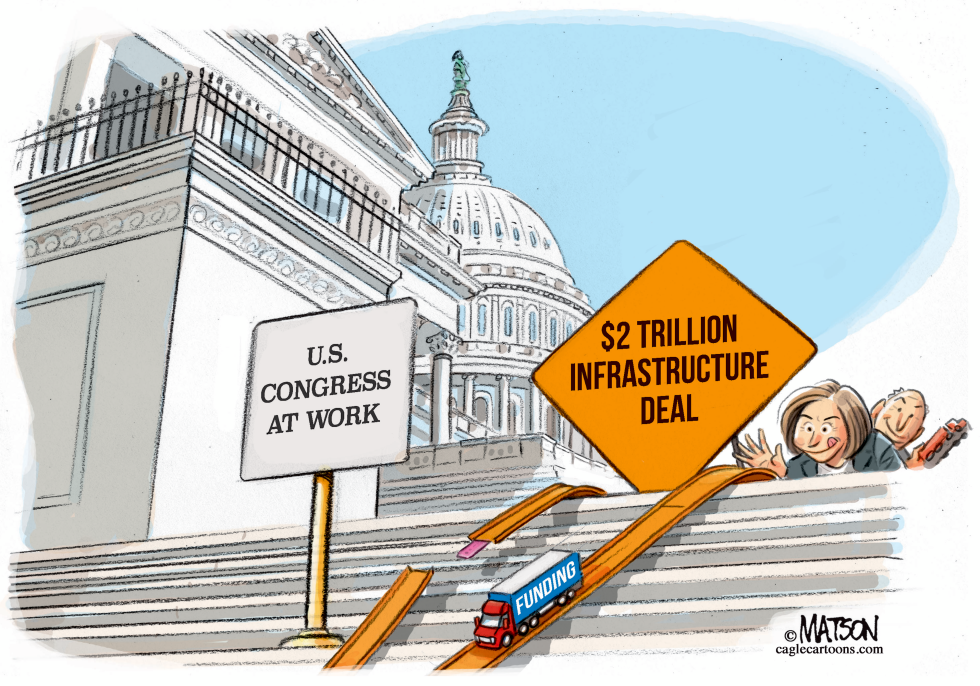  2 TRILLION INFRASTRUCTURE DEAL LACKS FUNDING by RJ Matson