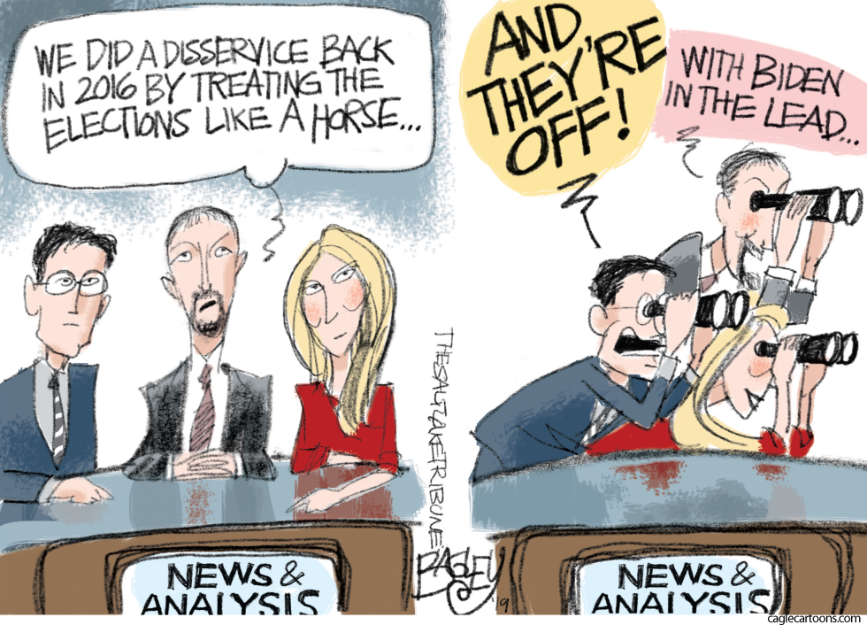  HORSE RACE by Pat Bagley