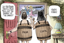 PROM COSTS by Joe Heller