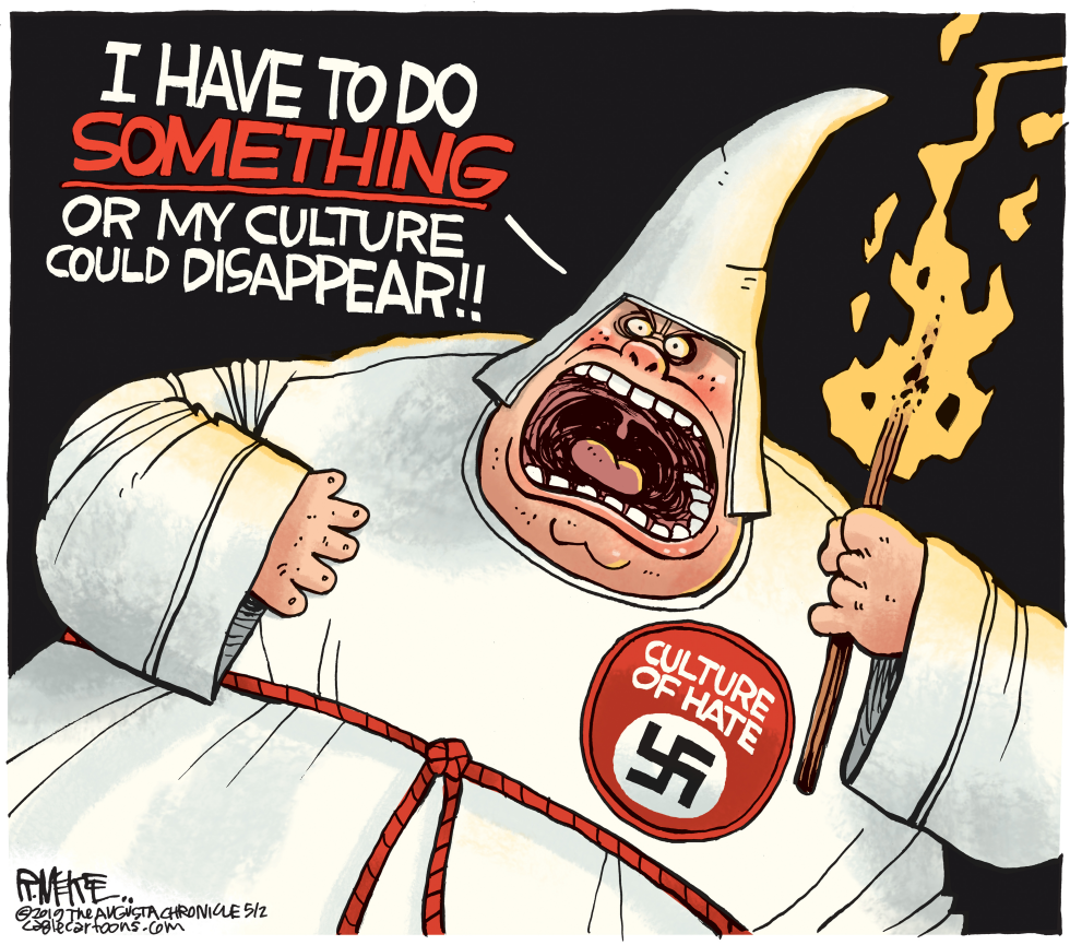  CULTURE OF HATE by Rick McKee