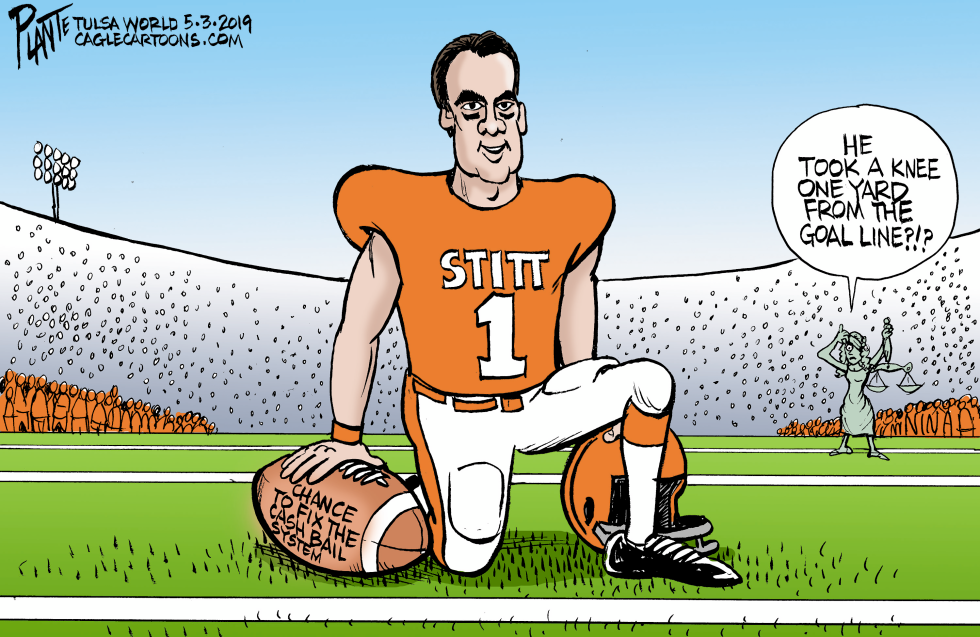 Oklahoma Governor Stitt stops short