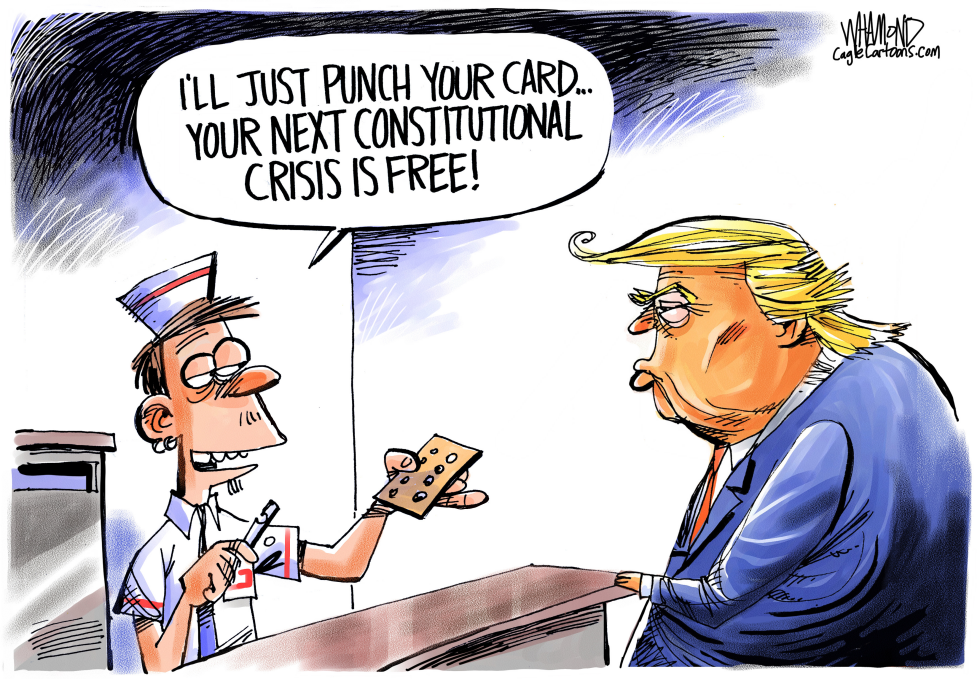  PUNCH YOUR CARD by Dave Whamond