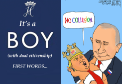 ROYAL BIRTH TRUMP AND PUTIN by Jeff Darcy
