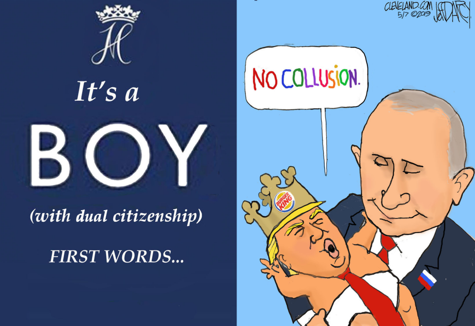 Royal Birth Trump and Putin