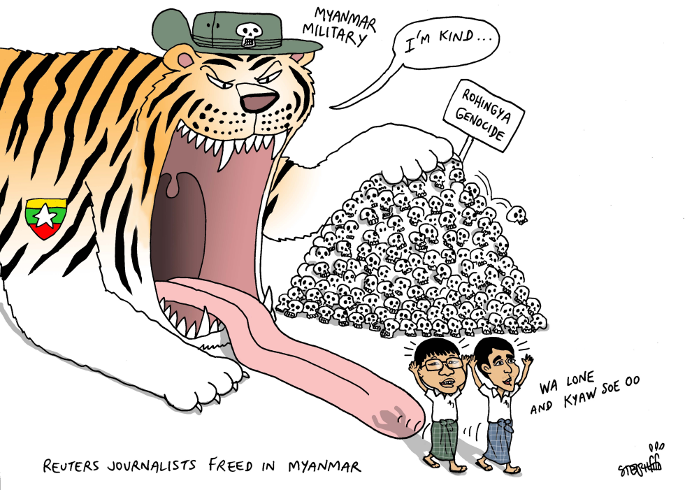 2 Burmese journalists freed