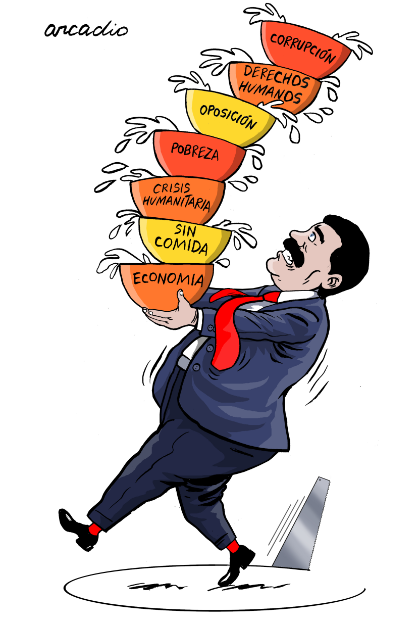 Maduro's Balancing Act: Juggling Venezuela's Crises in Precarious Stack