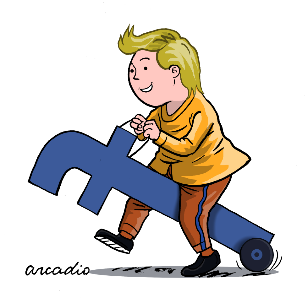 Como usar la F de Facebook