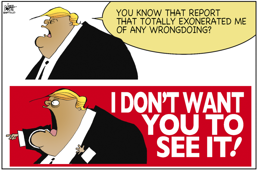 STONEWALLING THE MUELLER REPORT