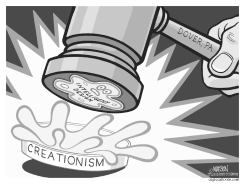 INTELLIGENT DESIGN SQUASHED IN CREATIONISM PETRI DISH by R.J. Matson