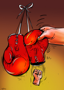 BOXING GLOVES by Oguz Gurel