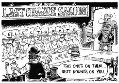 LAST CHANCE SALOON by Zapiro