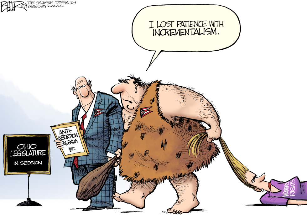  LOCAL OH ABORTION CAVEMAN by Nate Beeler