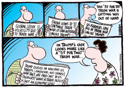 TIT FOR TAT TRADE WAR by Ingrid Rice