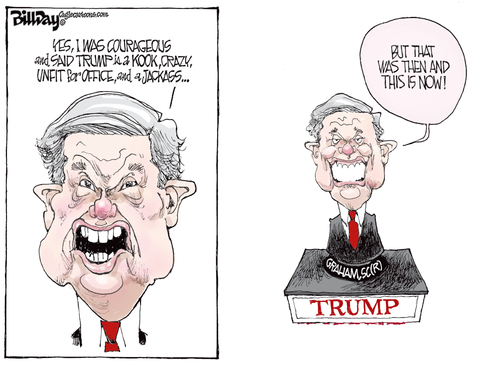 Lindsey Graham Shift From Trump Critic to Ally Highlighted