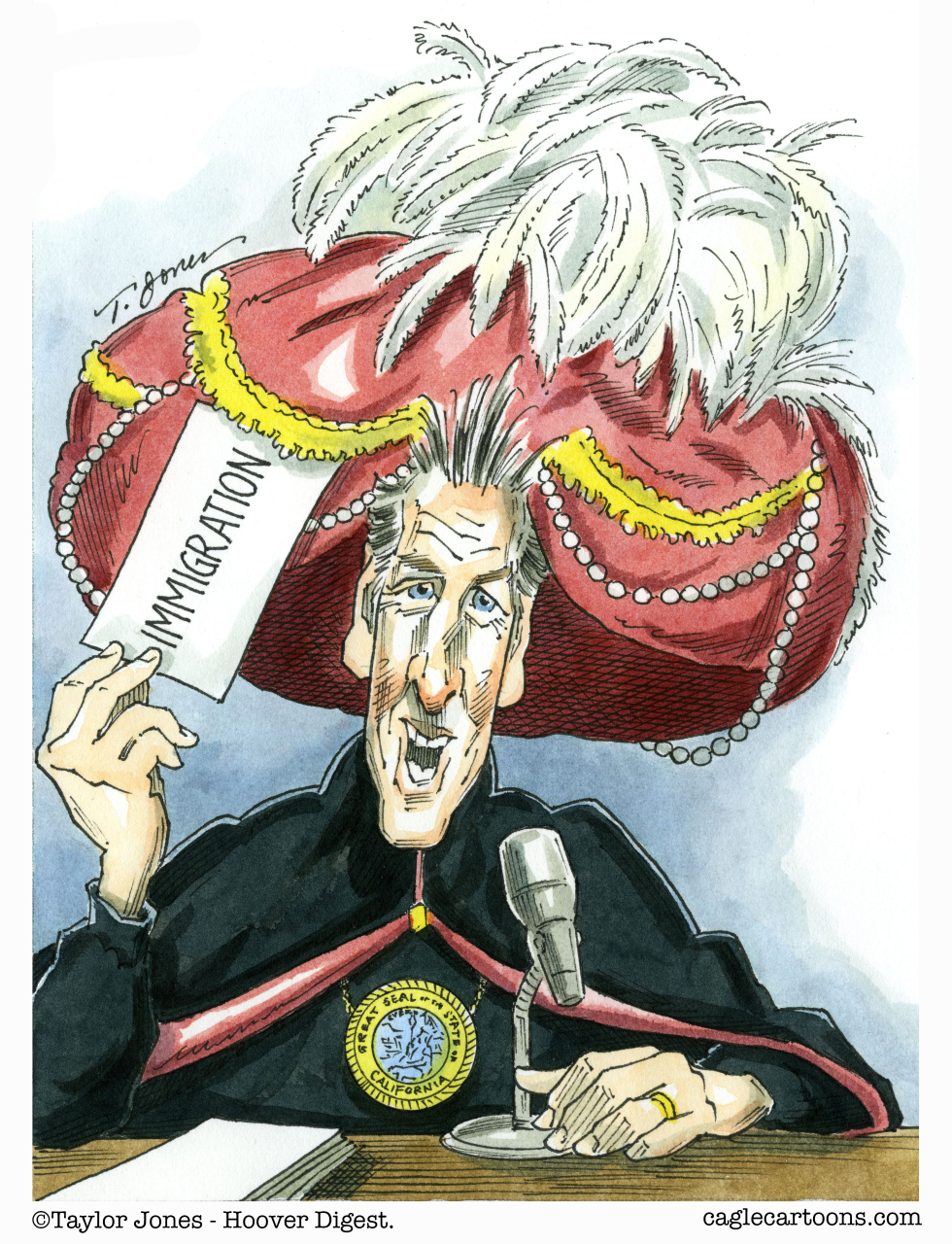 Gavin Newsom on immigration