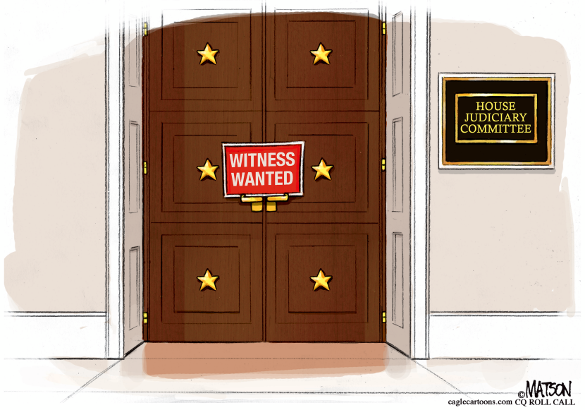 Witness Wanted at House Judiciary Committee