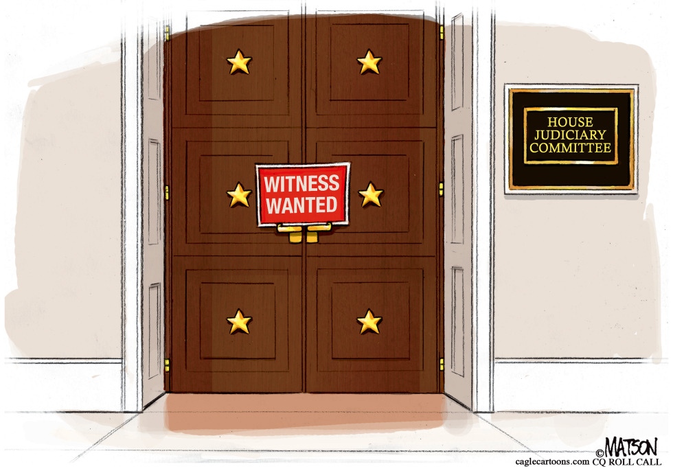  WITNESS WANTED AT HOUSE JUDICIARY COMMITTEE by RJ Matson