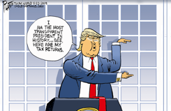 TRANSPARENT TRUMP by Bruce Plante