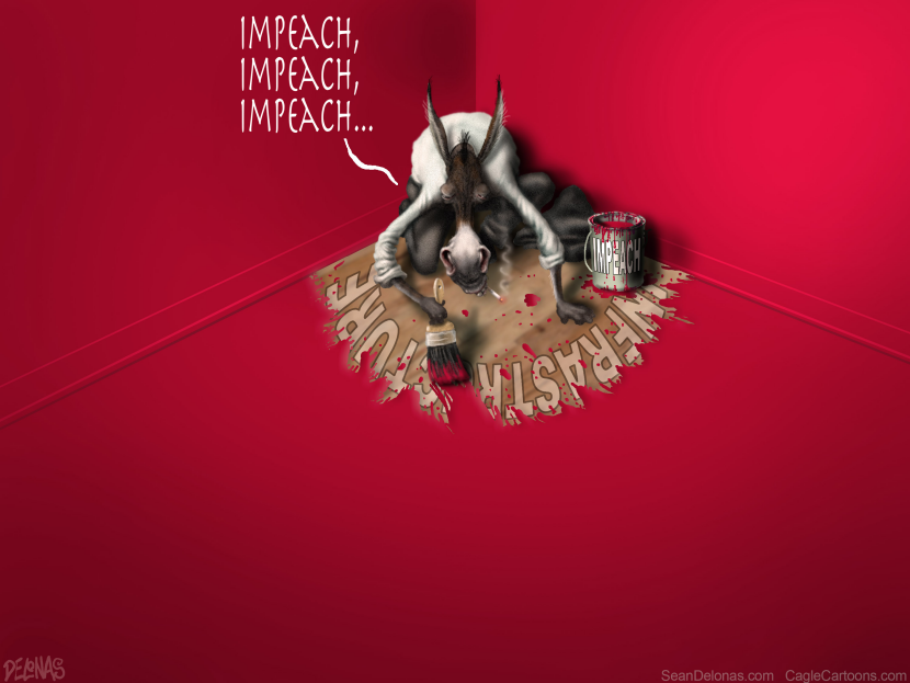 Democrats Impeach Painting Corner