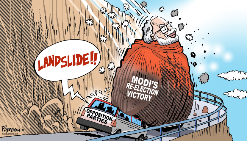 Modi landslide victory