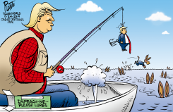 TRUMP FISHING by Bruce Plante