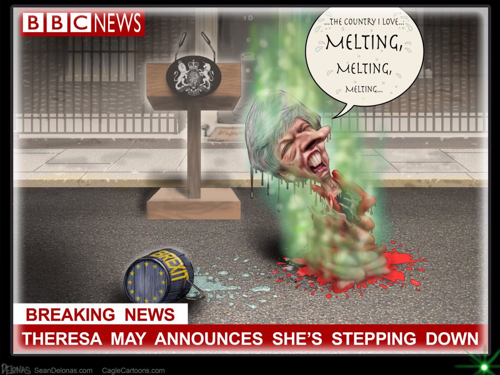 Theresa May Brexit Steps Down