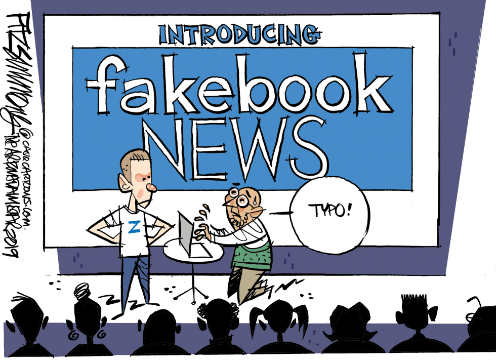  FACEBOOK NEWS by David Fitzsimmons