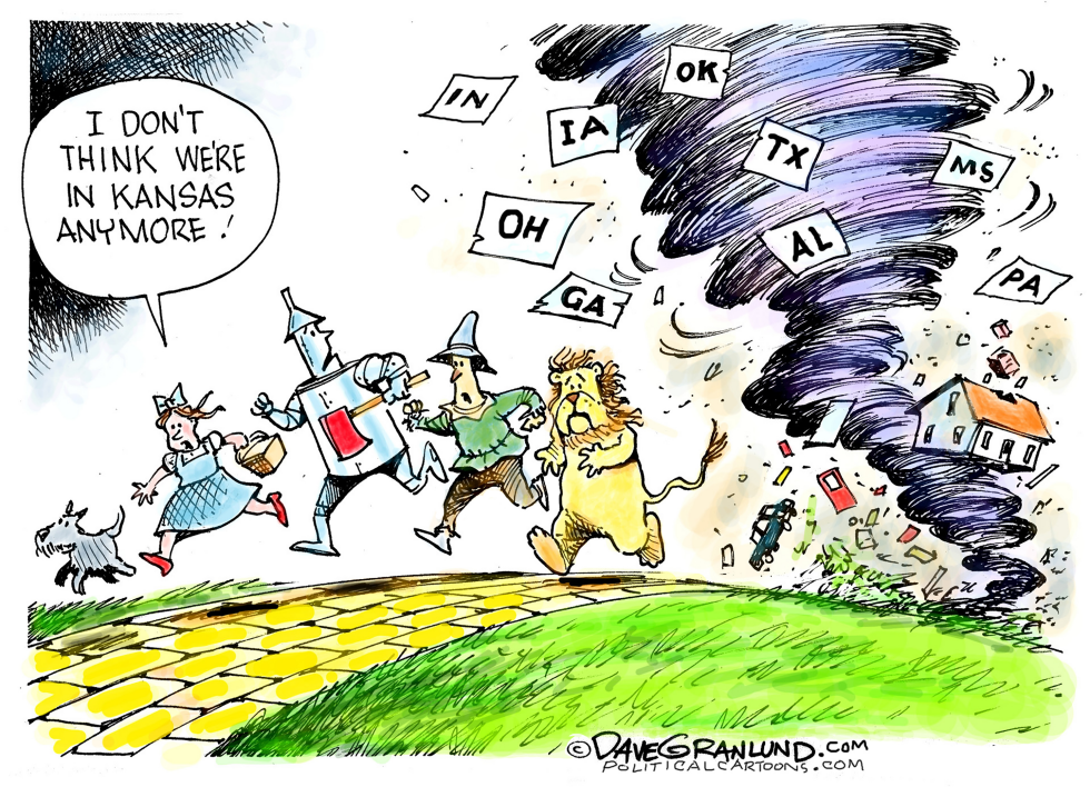 US Tornadoes spring 2019