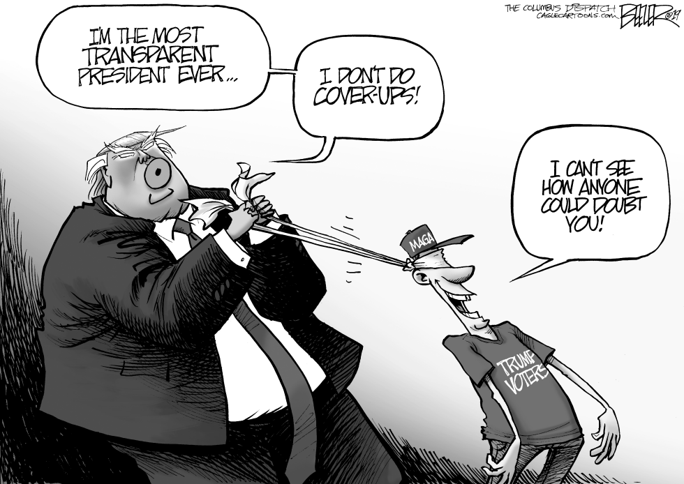  TRUMP COVERUP by Nate Beeler