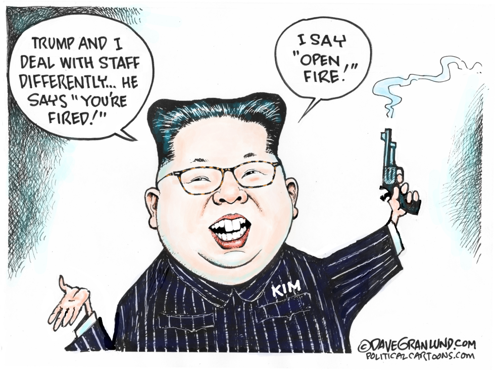  KIM AND EXECUTIONS by Dave Granlund