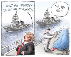 USS JOHN MCCAIN by Adam Zyglis