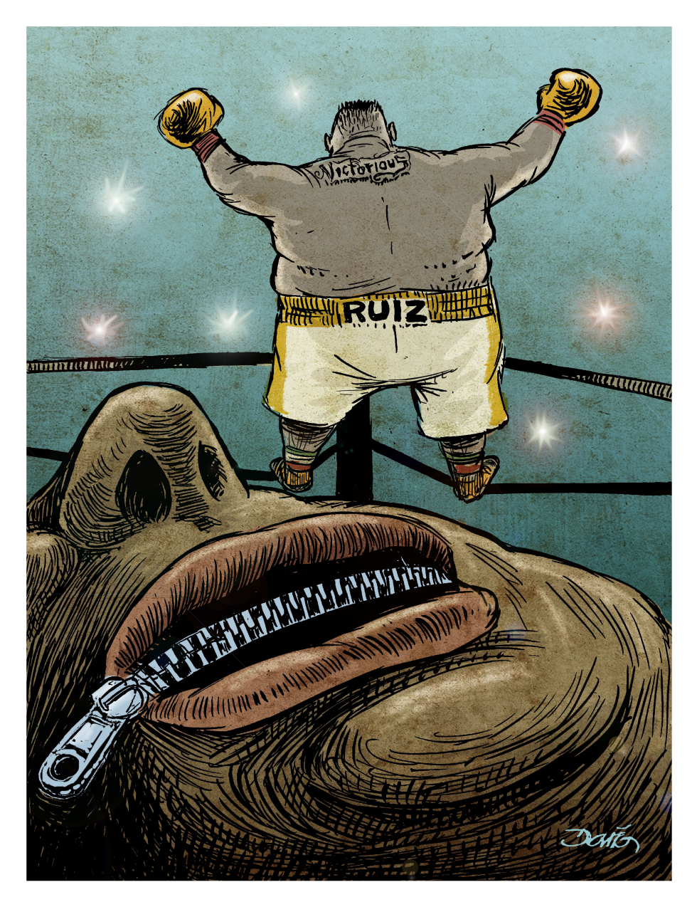  NEW HEAVYWEIGHT CHAMPION by Dario Castillejos