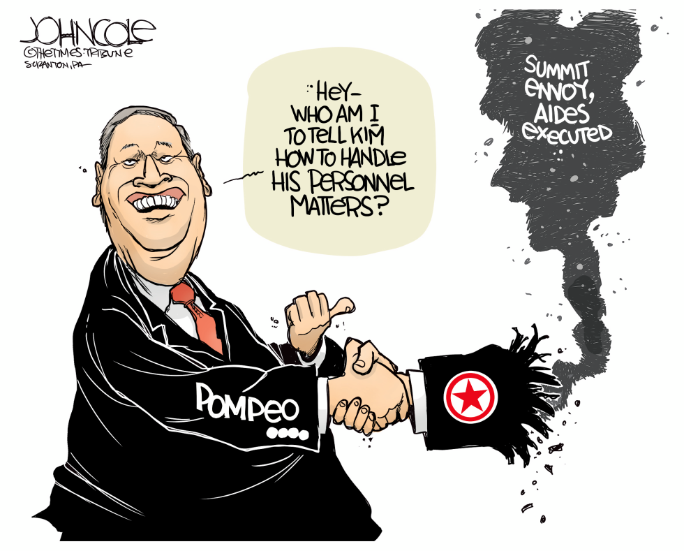  POMPEO AND NORTH KOREA by John Cole