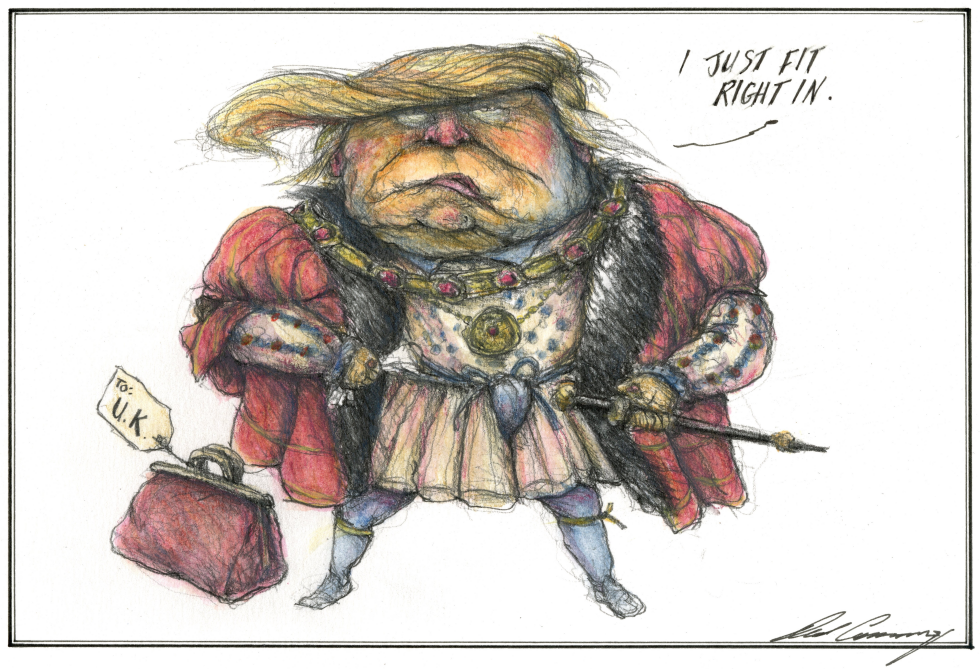 Trump Goes To England