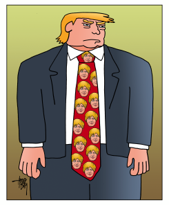 DONALD TRUMP AND BORIS JOHNSON by Arend Van Dam