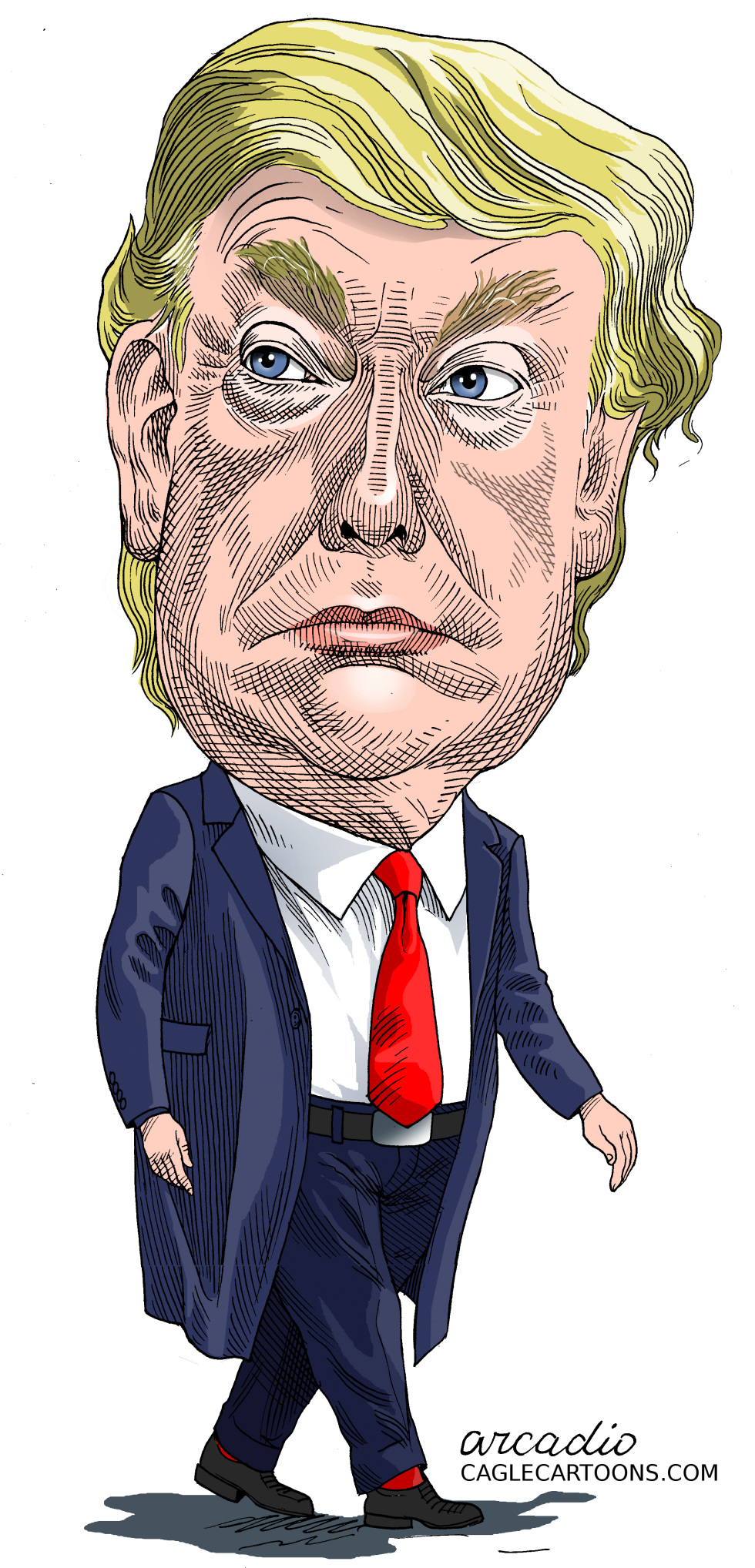  DONALD TRUMP PRESIDENT OF THE UNITED STATES by Arcadio Esquivel