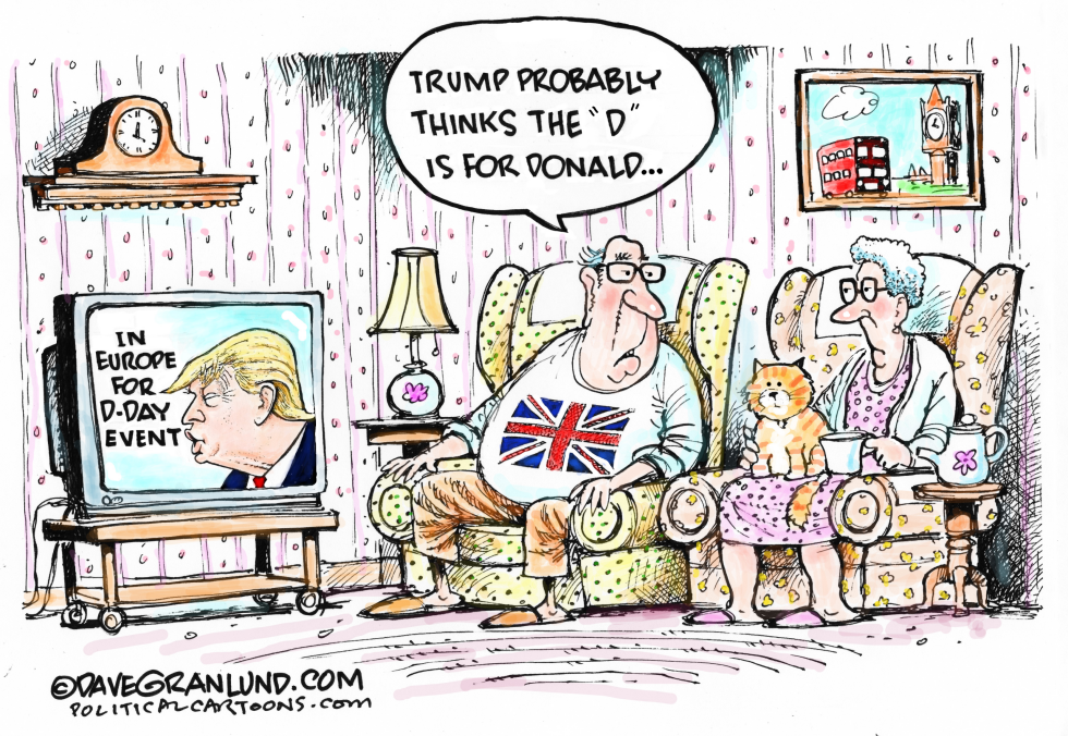 Trump D-Day Europe