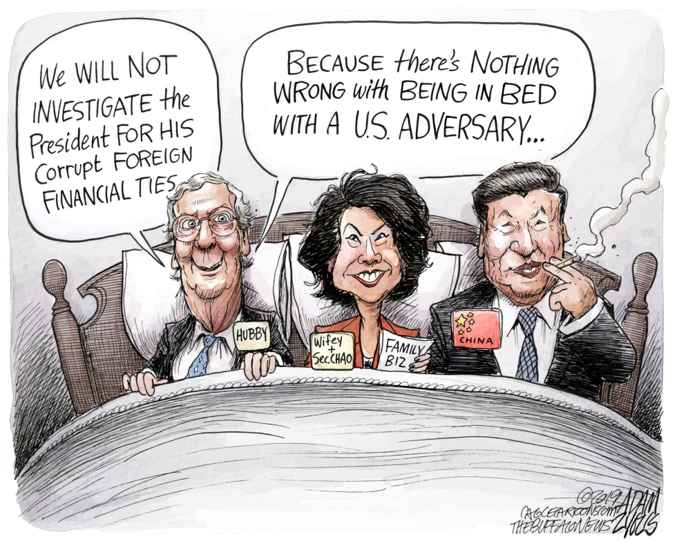  MCCONNELL FAMILY TIES by Adam Zyglis