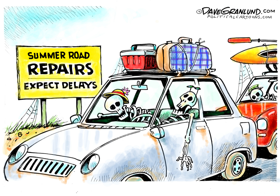 Road delays and tourists