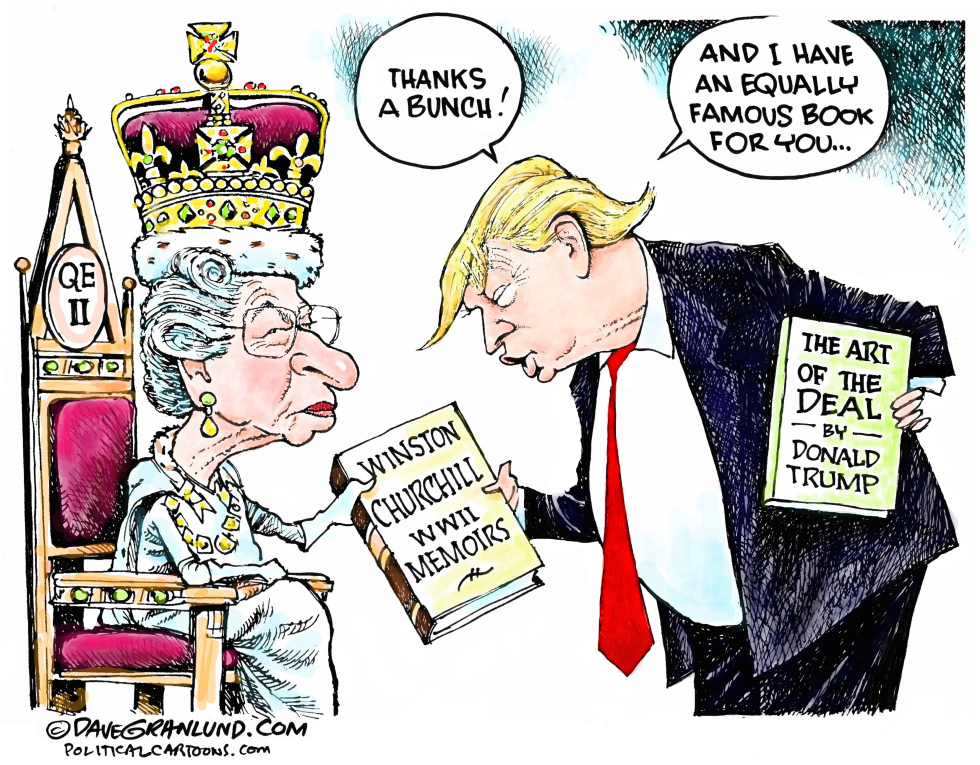 Queen Elizabeth gift to Trump