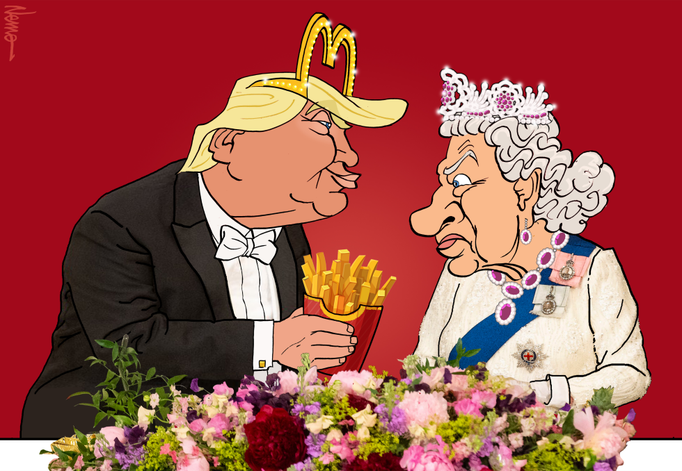 Pomp at Buckingham Palace