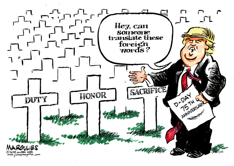 Trump DDay visit