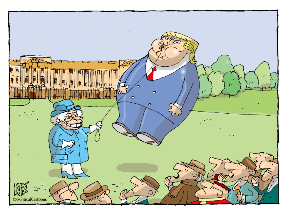 Trump in England