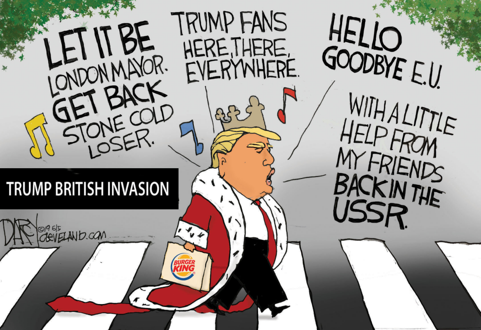 Trump Great Britain visit