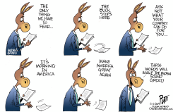 JOE BIDEN'S STAFF by Bruce Plante