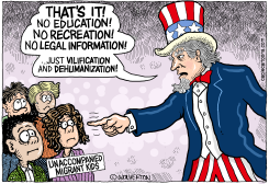 MIGRANT CHILDREN CUTBACKS by Monte Wolverton
