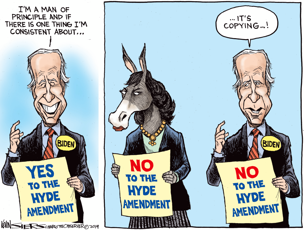  BIDEN AND HYDE AMENDMENT by Kevin Siers