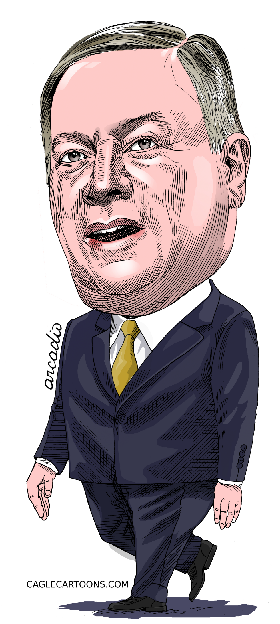  MIKE POMPEO US SECRETARY OF STATE by Arcadio Esquivel