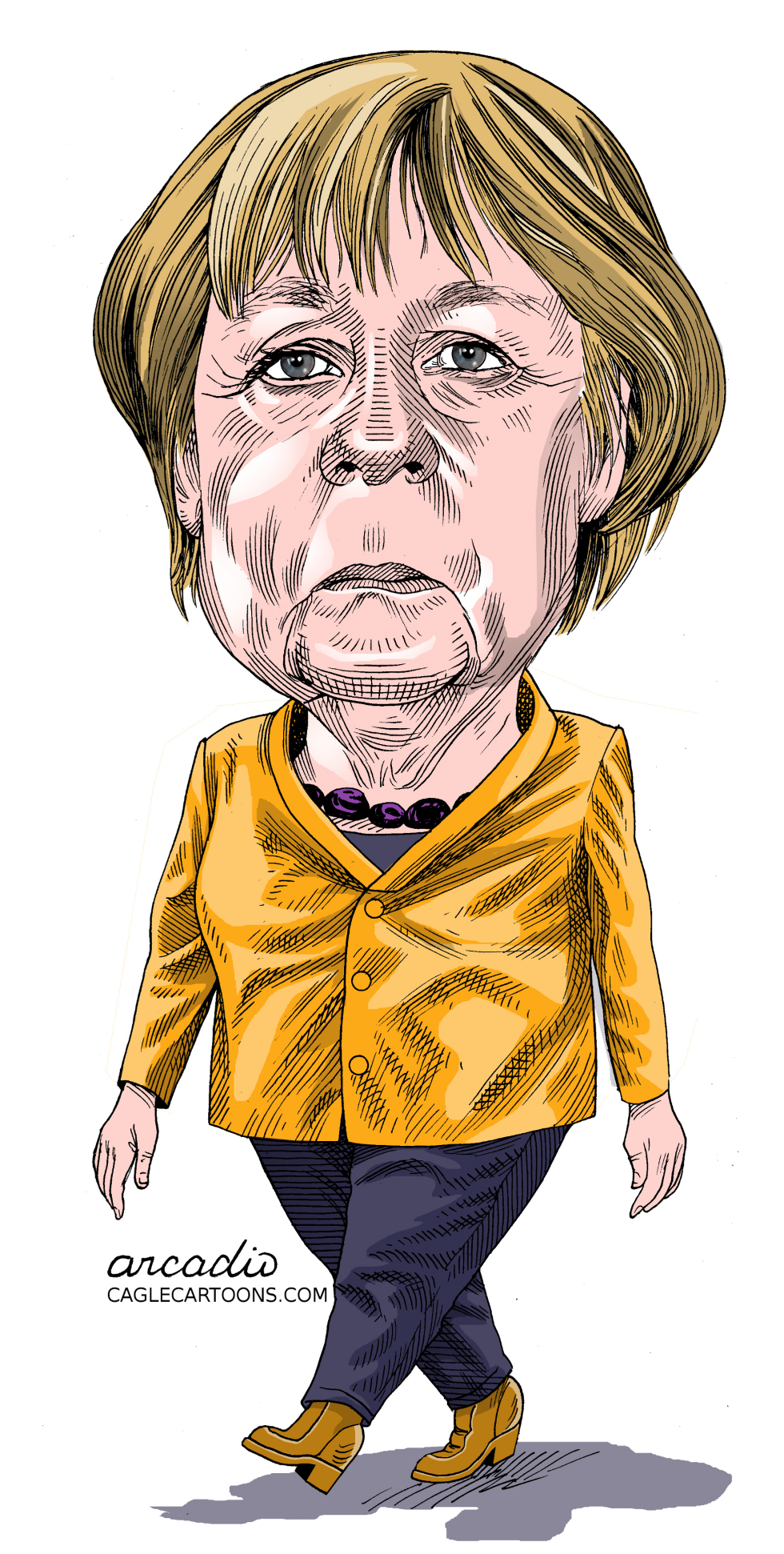  ANGELA MERKEL CHANCELLOR OF GERMANY by Arcadio Esquivel